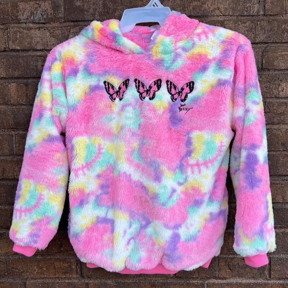 Betsey Johnson Cozy Faux Hoodie Sz L
